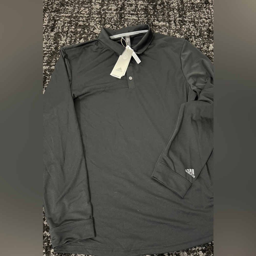 Adidas Golf long-sleeve polo medium Men’s BNWT